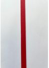 Ruban chevron rouge vif (2 mètres)