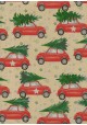 "Allons chercher le sapin" fond beige (68x98)
