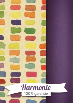 HARMONIE DUO aquarelle sur palette fond beige