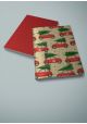 "Allons chercher le sapin" fond beige (68x98)