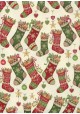 Chaussettes de Noël et sucreries (70x100)