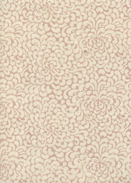 Papier lokta kikou rose poudré fond naturel (50x75)