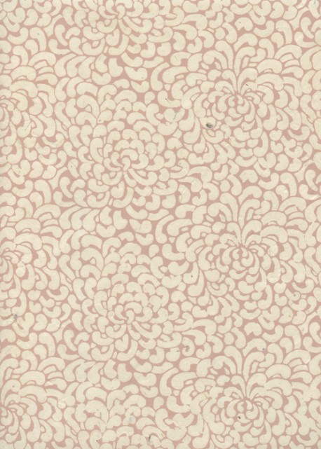 Papier lokta kikou rose poudré fond naturel (50x75)