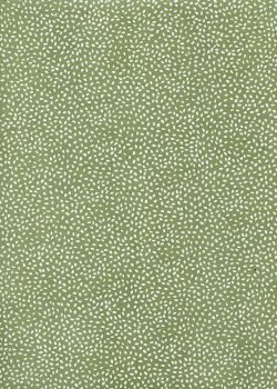 Papier lokta grain de riz blanc fond vert amande (50x75)