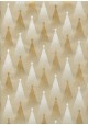 Les sapins stylisés fond beige (50x70)