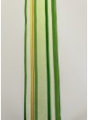Ruban organza vert bords fil de fer 4 cm de large (2 mètres)
