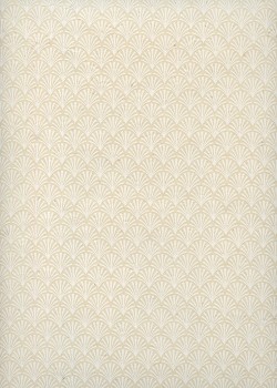 Papier lokta éventails ivoire fond naturel (50x75)