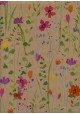 Les fleurs de printemps fond beige (68,5x98)