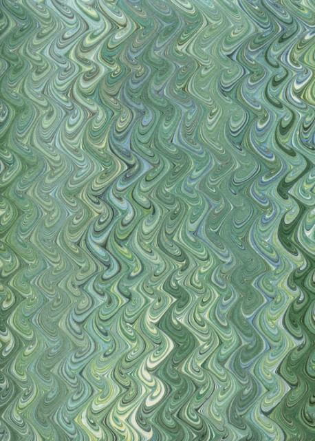 Marbré ambiance verte (70x100)
