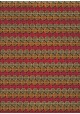 Guirlande de feuilles rouges et or (50x70)