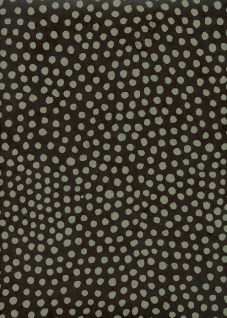 Papier lokta points taupe fond noir (50x75)