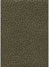 Papier lokta points noirs fond kaki (50x75)