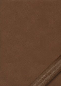 Simili cuir "Moucheté satiné" brun (70x100)
