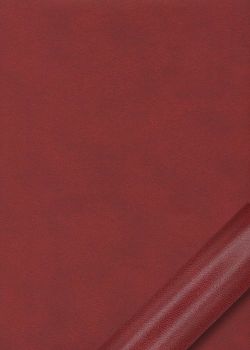 Simili cuir "Moucheté satiné" rouge (70x100)