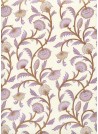 "Botanico" 2 tons violet réhaussé or (70x100)