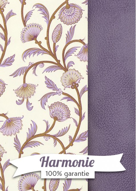 HARMONIE DUO Botanico 2 tons violet réhaussé or
