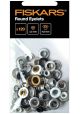 Pack FISKARS de 120 œillets ronds (3.2mm & 4.8mm)
