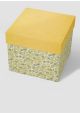 DUO buffalo jaune-liberty bleu et jaune fond crème