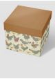 DUO Capra camel-les poules en patchwotk