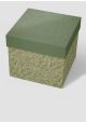 DUO Tango aiguille de pin -Les feuilles vertes fond beige (68,5x98)