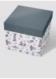 DUO jean bleu denim - Matilda fond blanc (50x70)