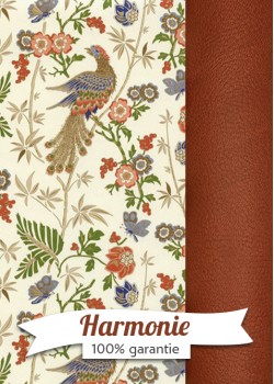 HARMONIE DUO Pavone terre rouge et vert