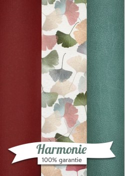 HARMONIE TRIO Les feuilles de ginkgo tons acidulés