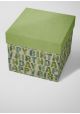 Happy birthday feuillage fond beige (68,5x98)