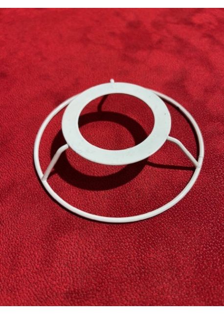 Carcasse d'abat-jour cercle bagué diam 10cm