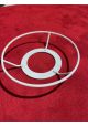 Carcasse d'abat-jour cercle bagué diam 10cm
