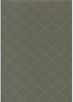 Simili cuir "Diamond" gris étain