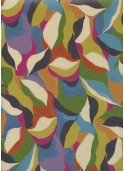 Les feuilles multicolores fond beige (68,5x98)
