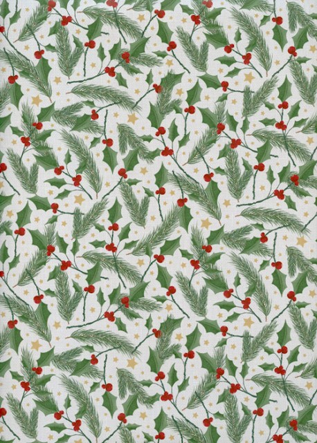 Les branches de sapins et de houx (68x98)