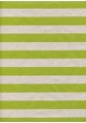 Bayadère vert anis fond écru (50x70)