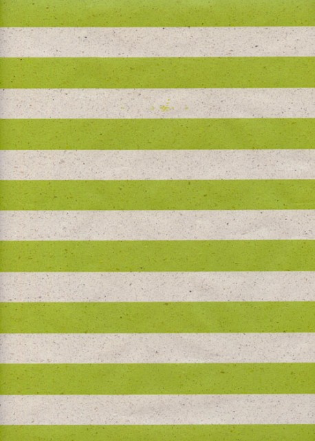Bayadère vert anis fond écru (50x70)