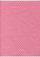 Pois écru fond rose (50x70)