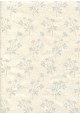 Floral gris fond écru (50x70)