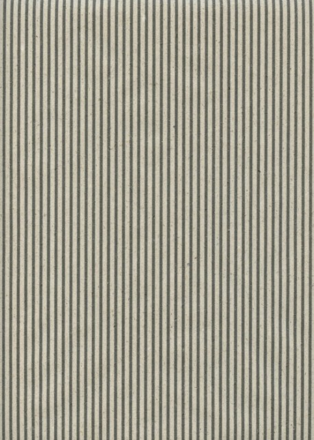 Rayures gris anthracite fond écru (50x70)