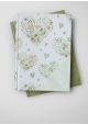 Recto verso "Coeurs de fleurs / coquilles vertes" (68x98)