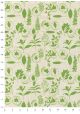 Feuillage vert fond écru (50x70)