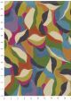 Les feuilles multicolores fond beige (68,5x98)