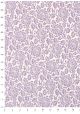 "Florence" floral mauve (50x70)