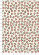 Semis de petites roses rouges (70x100)