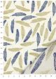 Plumes bleu marine et or (70x100)