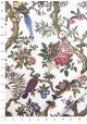 Tapisserie japonaise aux oiseaux réhaussé doré (50x70)
