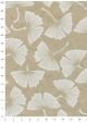 Papier lokta feuilles de Ginkgo biloba fond ficelle (50x75)