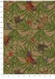 Bambous et papillons fond kraft (50x69.5)