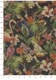 Décor tropical fond noir (50x70)