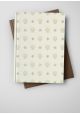 "Planche de coquillages" beiges et or vif (50x65)