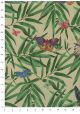 Les papillons dans les bambous fond beige (68x98)